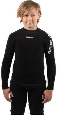 2024 Gul Junior Evotherm Long Sleeve Thermal Top Ev0062-B9 Black